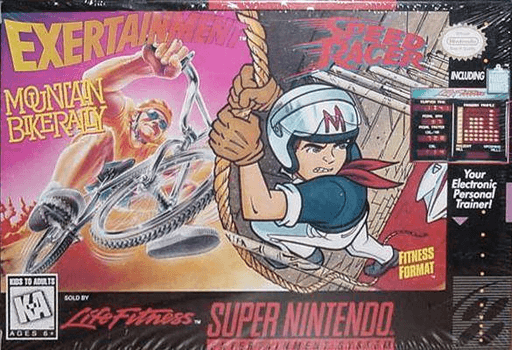 Exertainment Mountain Bike Rally box art for Super Nintendo